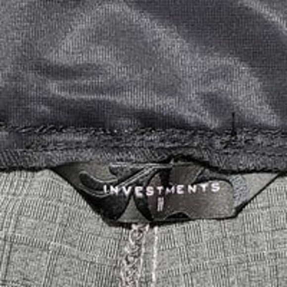 Investments Women's Pull On Pants - Charcoal 16W S - Picture 4 of 5